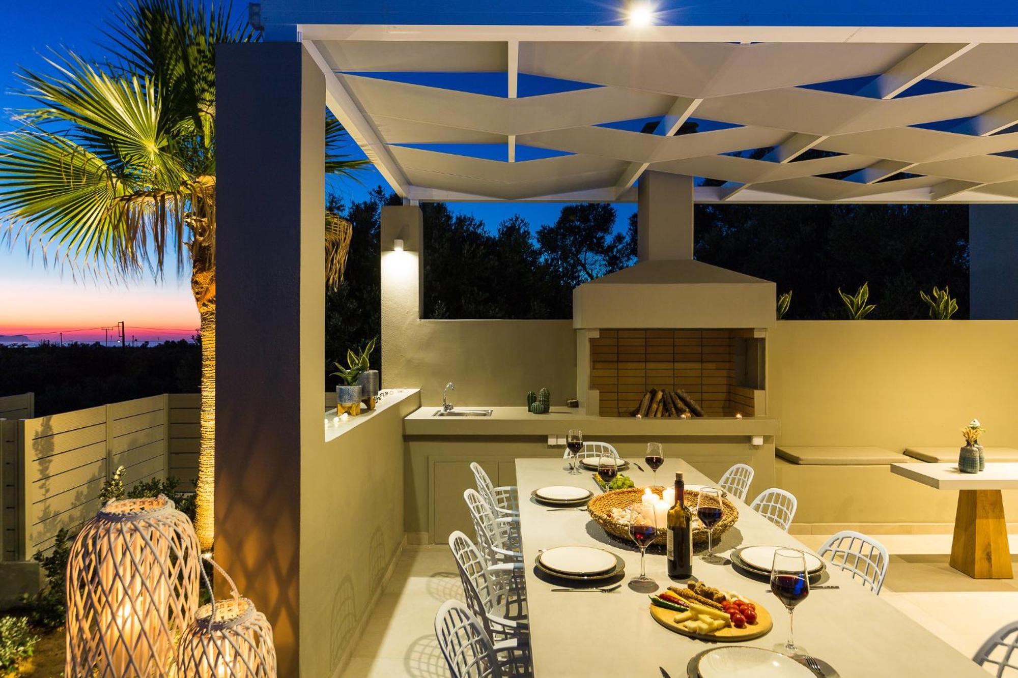 Vasilios Villa, With Pool, Gym & Close To Beach, By Thinkvilla Loutra 외부 사진
